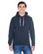 J America® Triblend Pullover Long Sleeve Fleece Hooded Sweatshirt